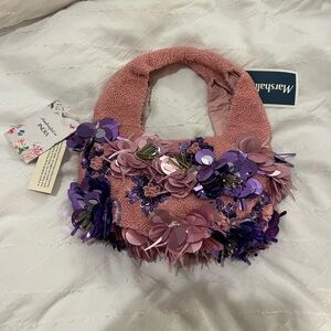 Marshalls Pink and Purple Floral Mini Bag